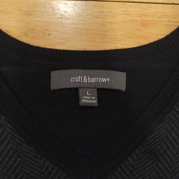 Croft & Barrow men's pullover long sleeve sweater. Size large - Picture 10 of 13